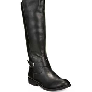 NWT Style & Co Madixe Black Riding Boots sz 6M